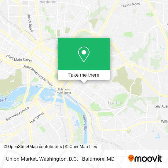 Union Market map