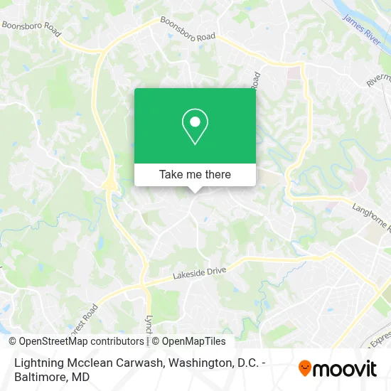 Lightning Mcclean Carwash map