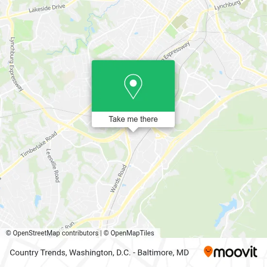 Country Trends map