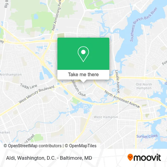 Aldi map