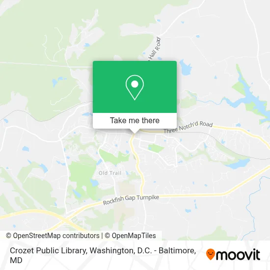 Crozet Public Library map