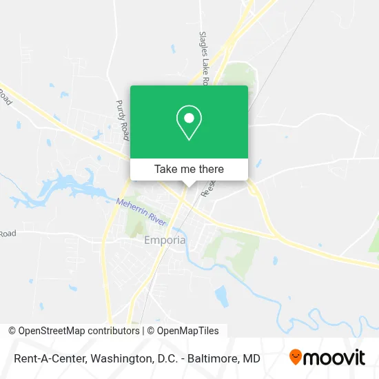 Mapa de Rent-A-Center