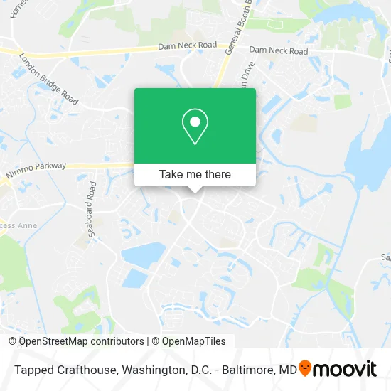 Tapped Crafthouse map