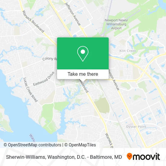 Sherwin-Williams map