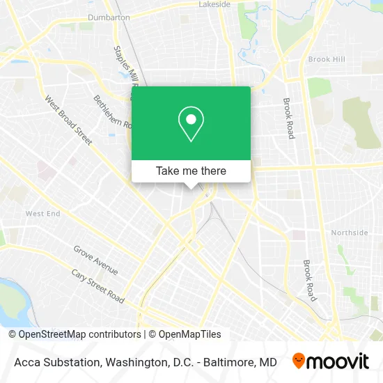 Acca Substation map