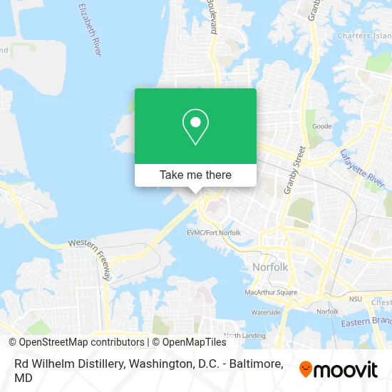 Rd Wilhelm Distillery map