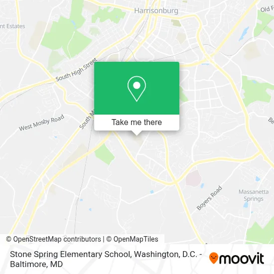 Stone Spring Elementary School map