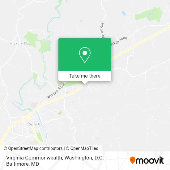 Virginia Commonwealth map