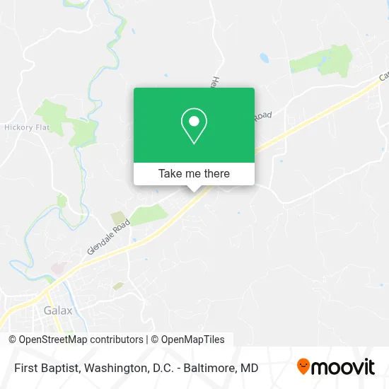 First Baptist map