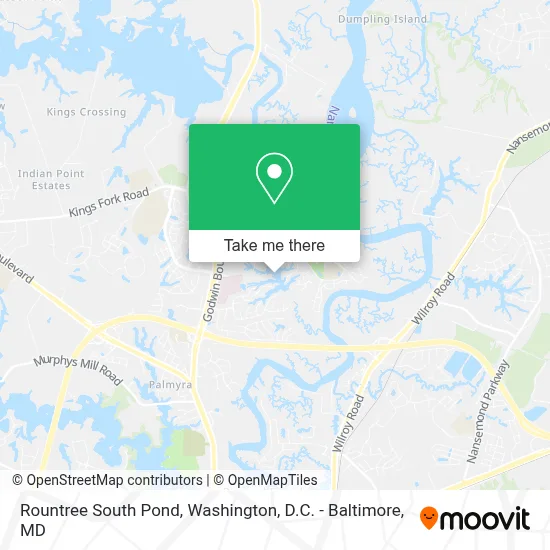 Rountree South Pond map