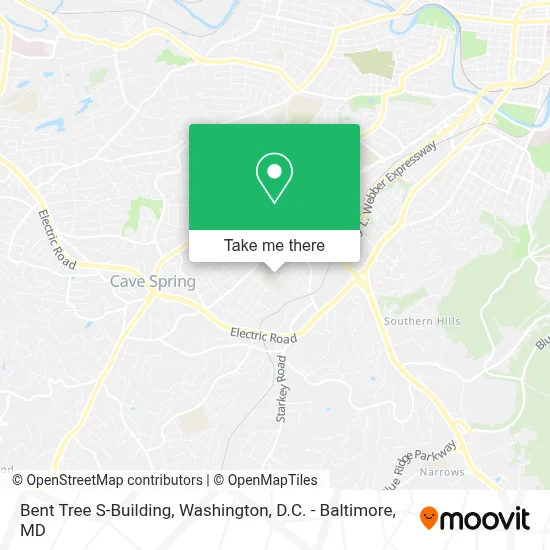 Bent Tree S-Building map