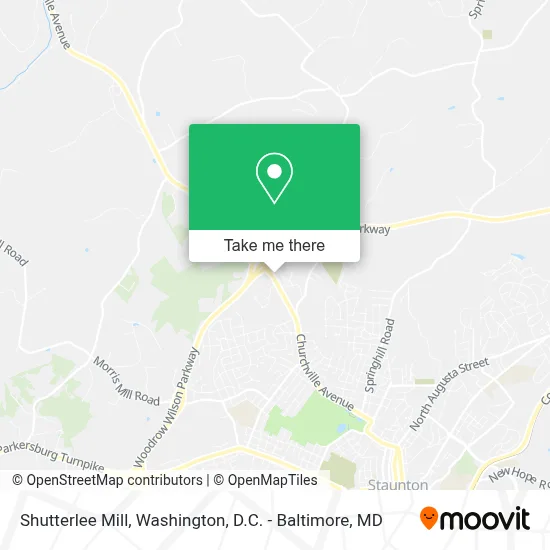 Shutterlee Mill map