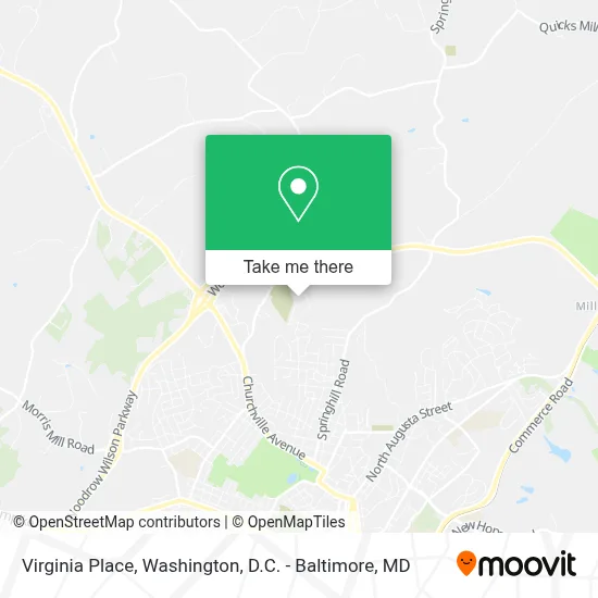 Virginia Place map