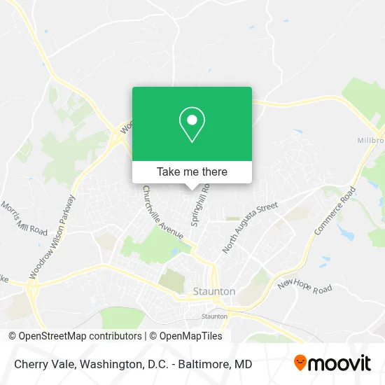 Cherry Vale map
