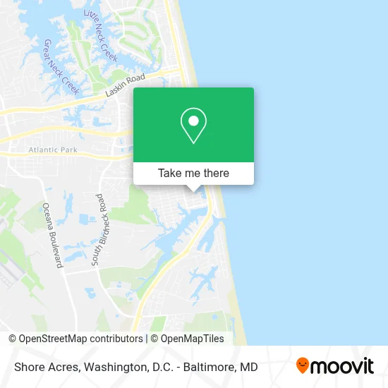 Shore Acres map