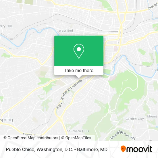 Pueblo Chico map