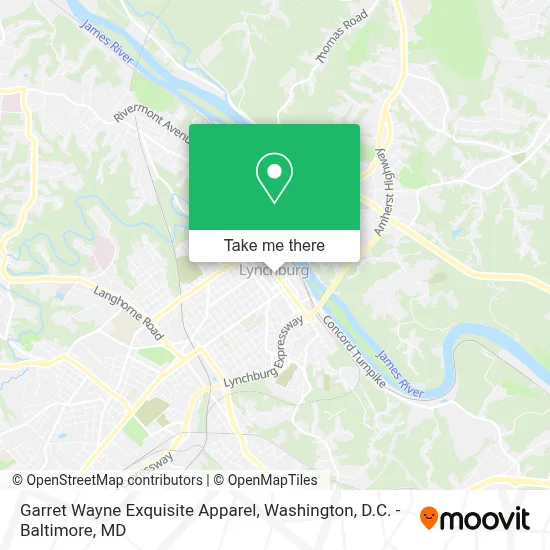 Garret Wayne Exquisite Apparel map