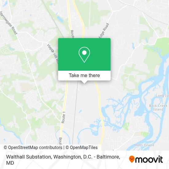 Walthall Substation map