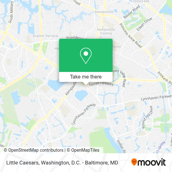 Little Caesars map