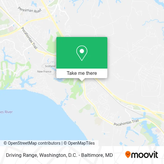 Driving Range map
