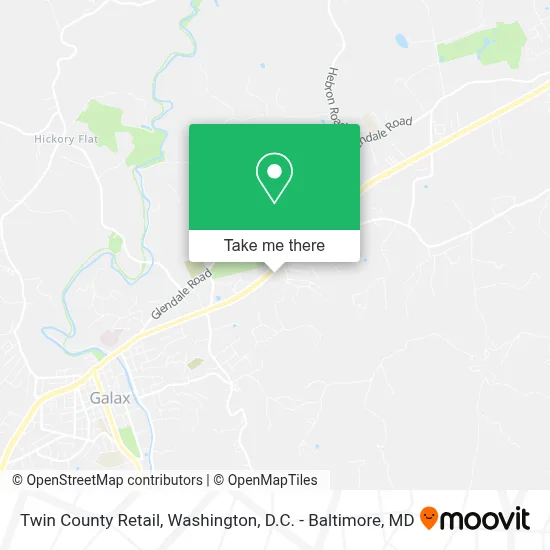 Twin County Retail map