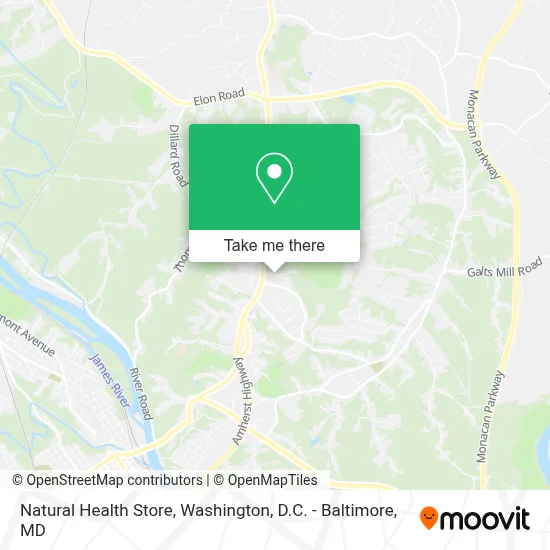 Natural Health Store map