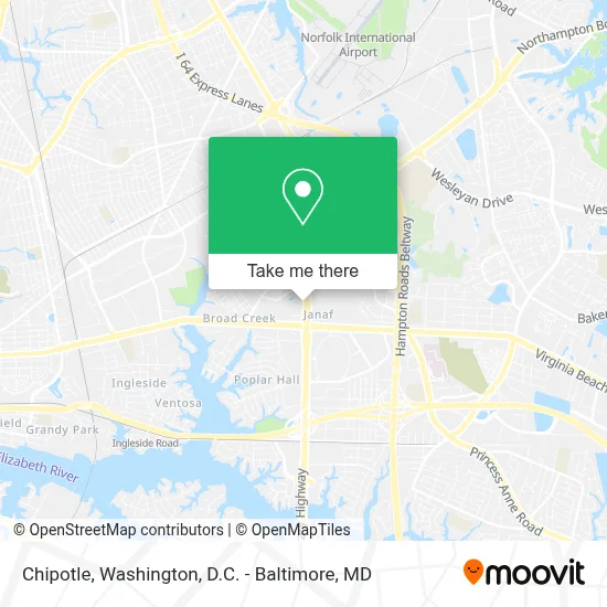 Chipotle map
