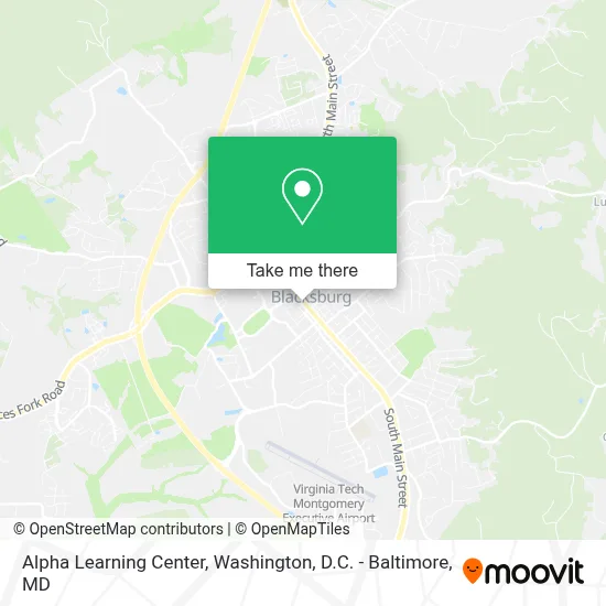 Alpha Learning Center map