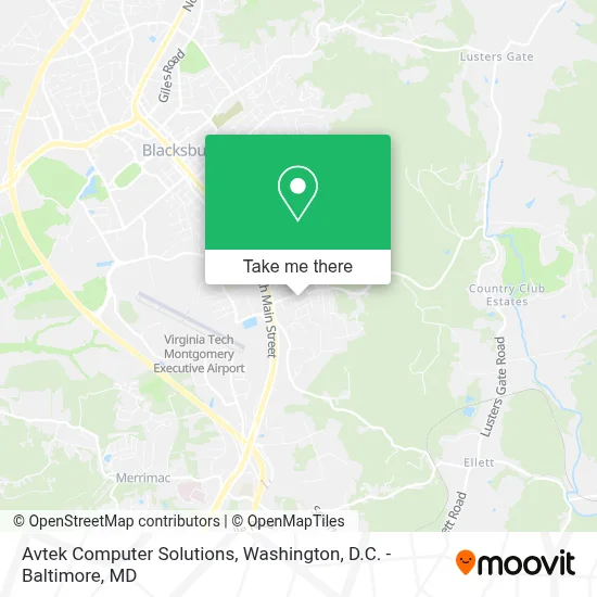 Avtek Computer Solutions map
