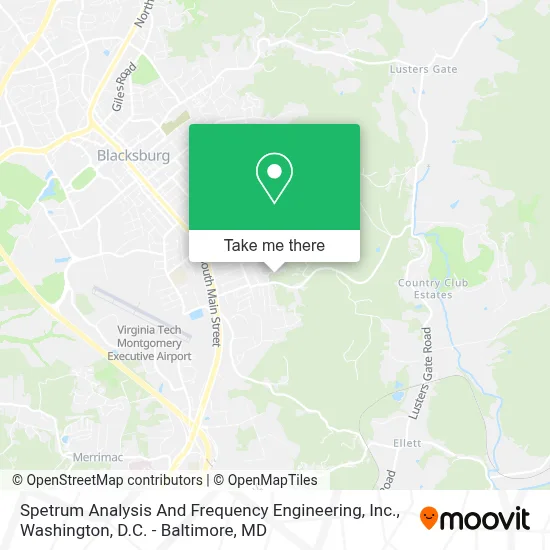 Spetrum Analysis And Frequency Engineering, Inc. map
