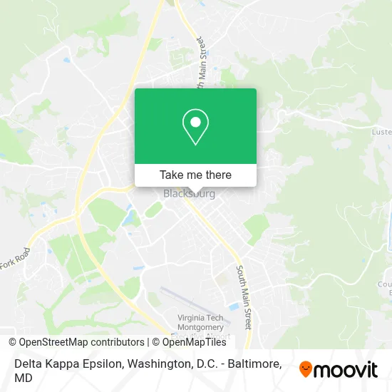 Delta Kappa Epsilon map