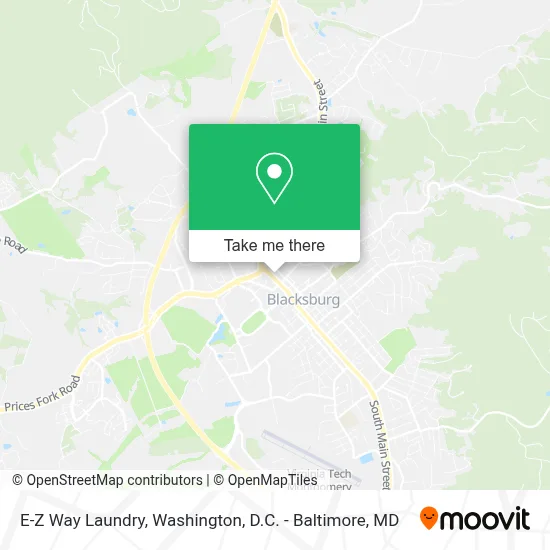 E-Z Way Laundry map