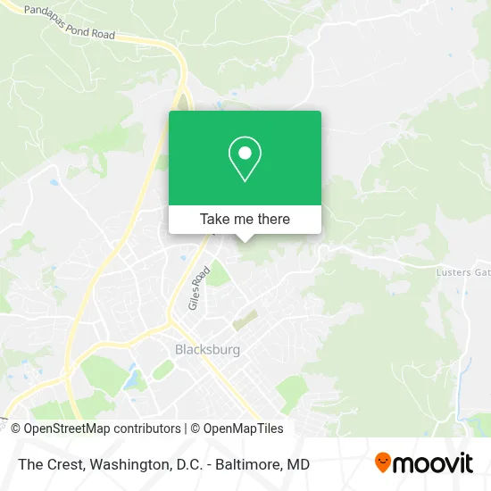 The Crest map