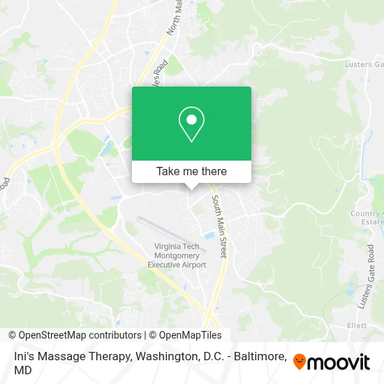 Ini's Massage Therapy map