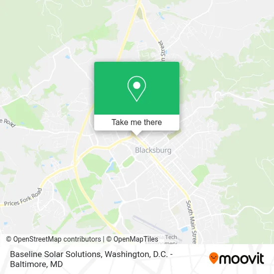 Baseline Solar Solutions map