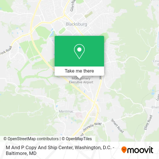 M And P Copy And Ship Center map