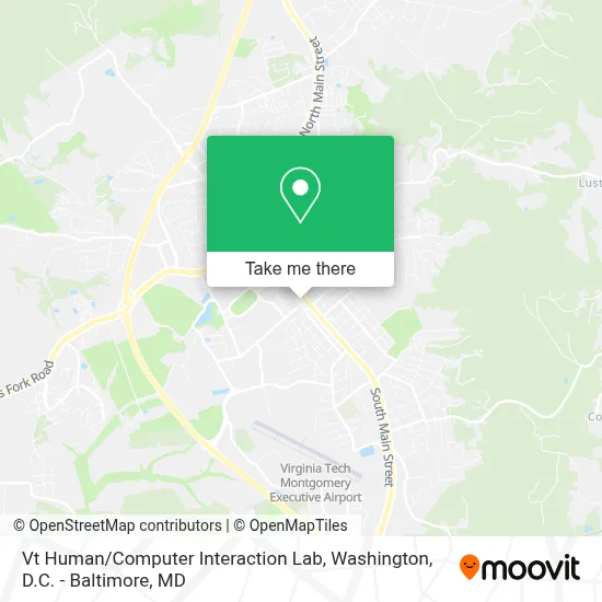 Vt Human / Computer Interaction Lab map