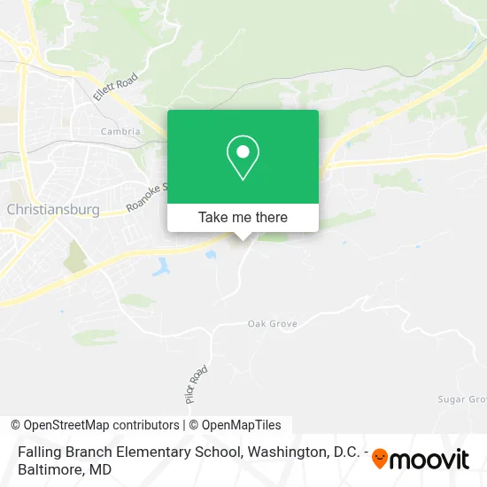 Falling Branch Elementary School map