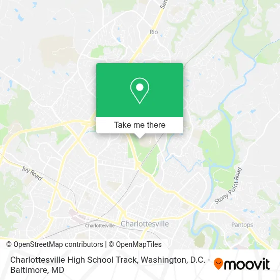 Charlottesville High School Track map