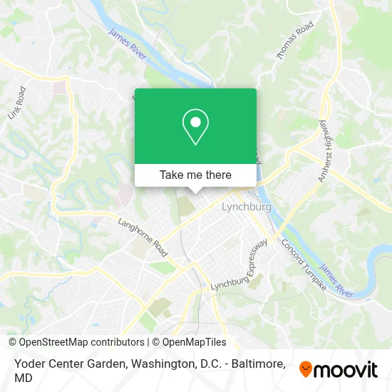 Yoder Center Garden map