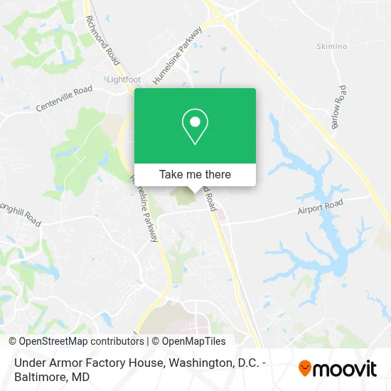 Under Armor Factory House map