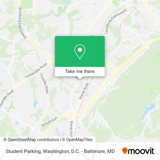Student Parking map