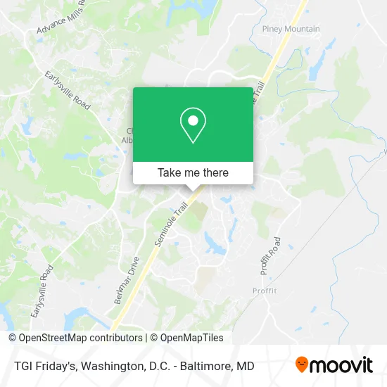 Tgi Friday's map