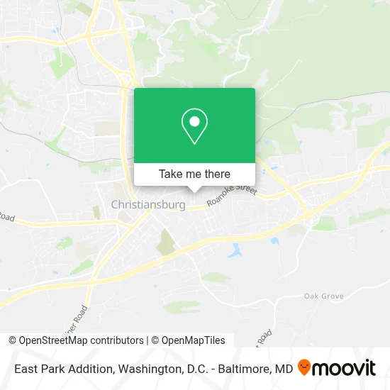 East Park Addition map