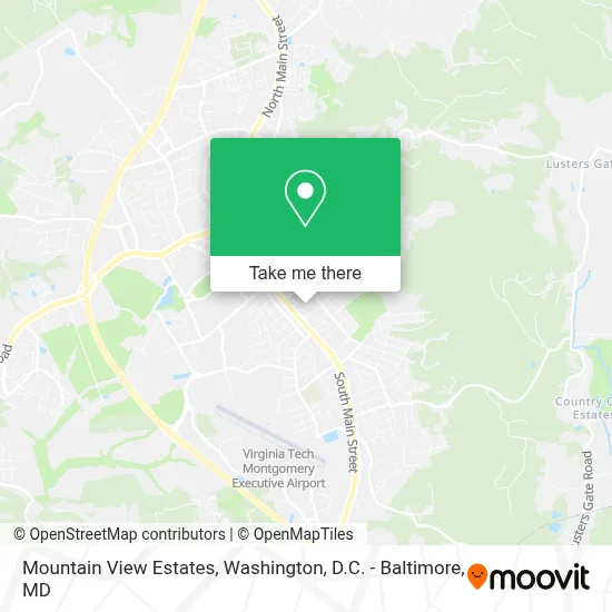 Mountain View Estates map