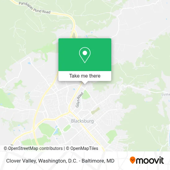 Clover Valley map