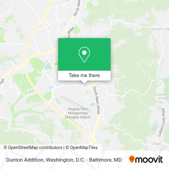 Dunton Addition map