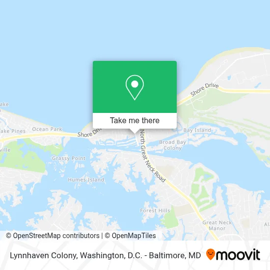 Lynnhaven Colony map