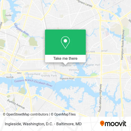 Ingleside map