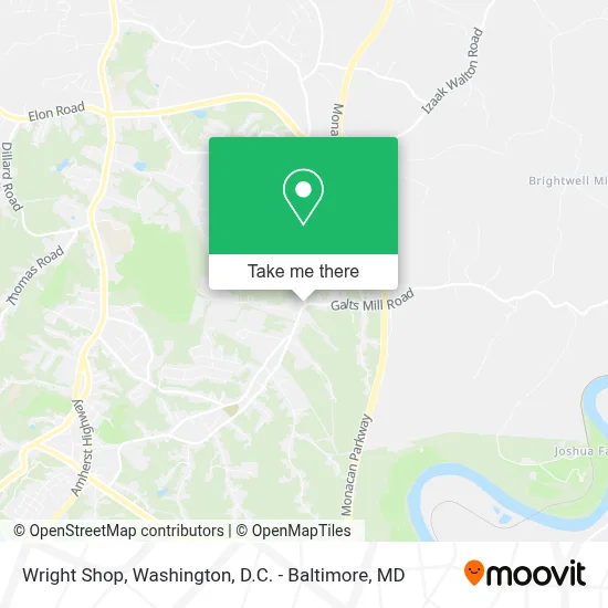 Wright Shop map